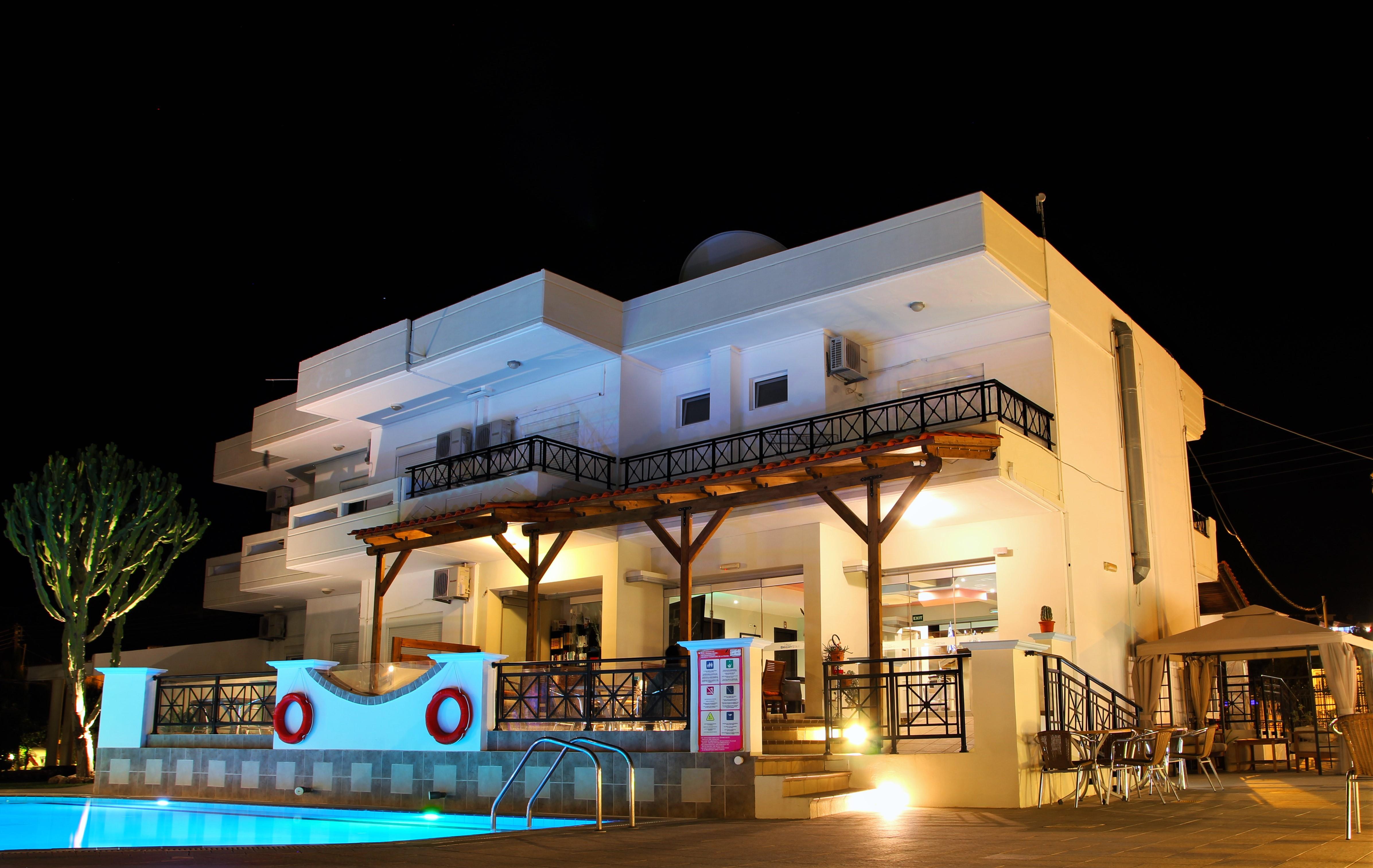 Bright Star Aparthotel Faliraki Exterior foto