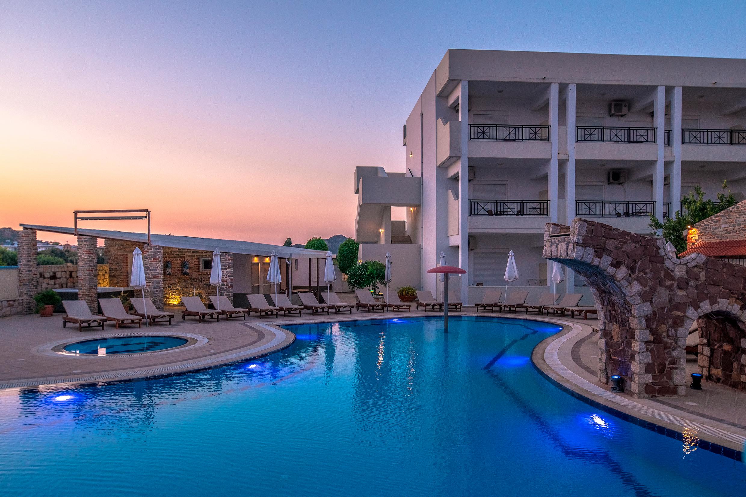 Bright Star Aparthotel Faliraki Exterior foto